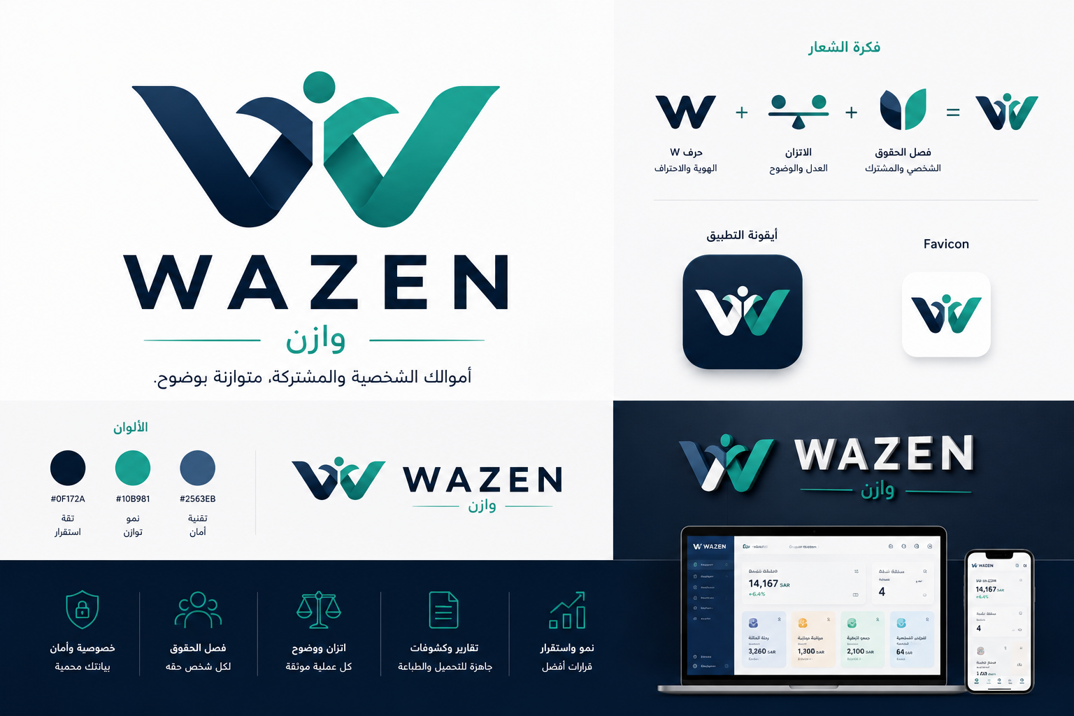 هوية وازن البصرية